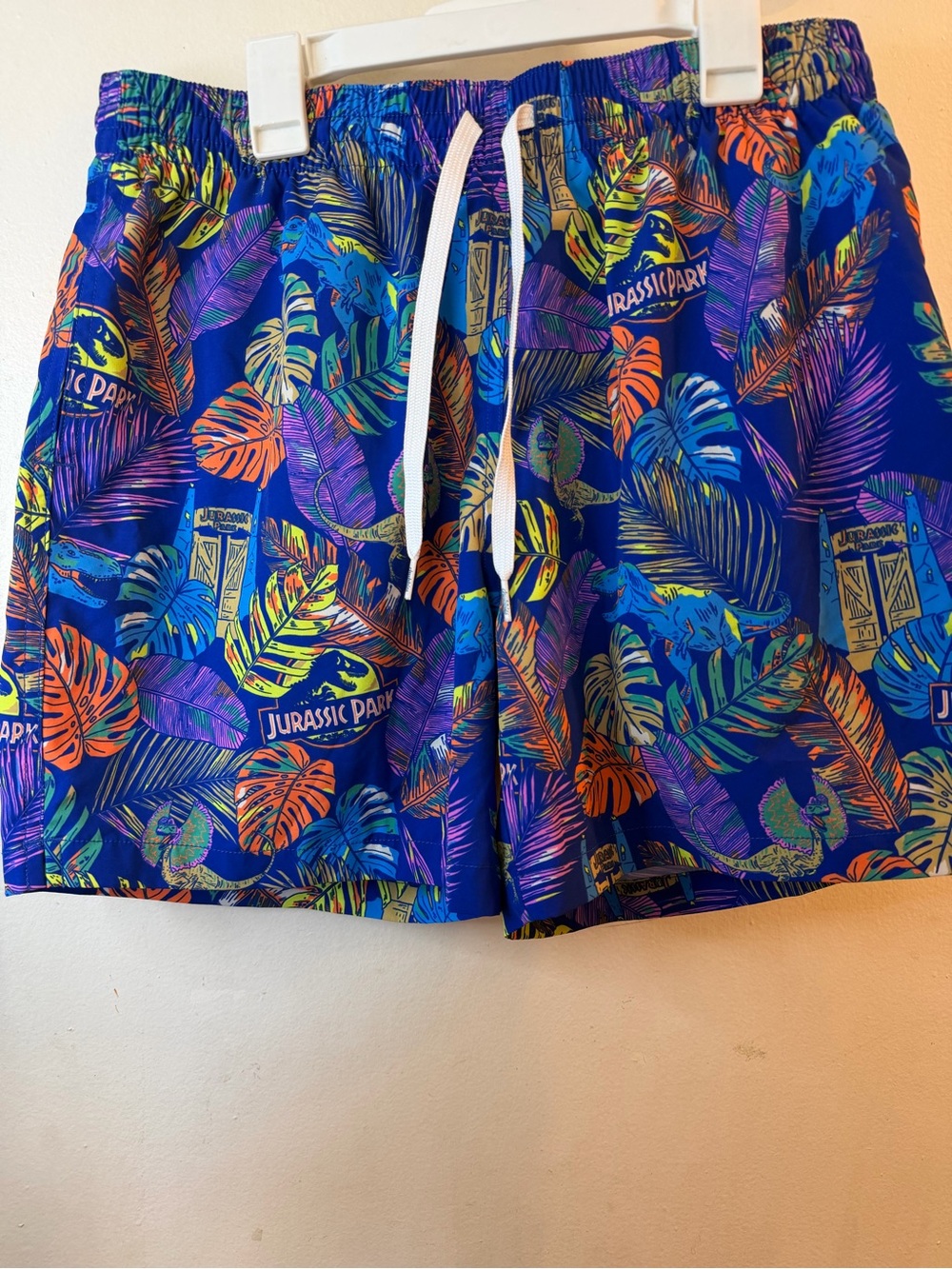 Chubbies x Jurassic Park Tropical Dino Swim Trunks Shorts Large 5.5
